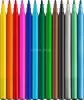 Filctoll készlet, FABER-CASTELL "Dinoszaurusz" 10 különböző szín + 3 metál
