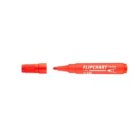  Flipchart marker, 1-3 mm, kúpos, ICO "Artip 11 XXL", piros