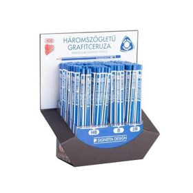   Grafitceruza display, háromszögletű, HB,B,2B, ICO "Signetta"