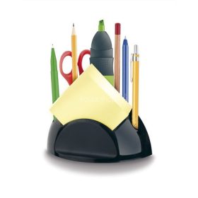   Írószer és jegyzettömbtartó, ICO "Smart", fekete