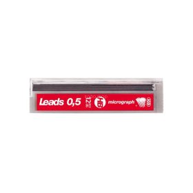 Grafitbél, HB, 0,5 mm, ICO "Micrograph"