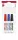 Tábla- és flipchart marker készlet, 1-3 mm, kúpos, ICO "Plan", 3 különböző szín