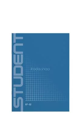 Füzet, tűzött, A4, kockás, 32 lap, ICO "Student", "87-32"