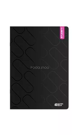 Füzet, tűzött, A4, négyzethálós, 40 lap, ICO "Student Premium", vegyes színek