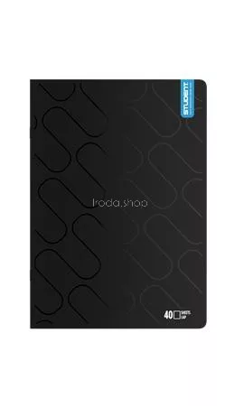 Füzet, tűzött, A4, sima, 40 lap, ICO "Student Premium", vegyes színek