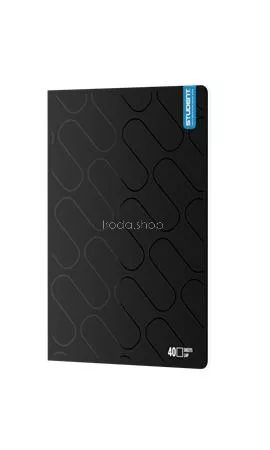 Füzet, tűzött, A4, sima, 40 lap, ICO "Student Premium", vegyes színek