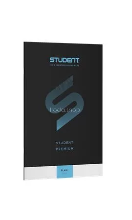 Füzet, tűzött, A4, sima, 32 lap, ICO "Student Premium", "80-32", fekete