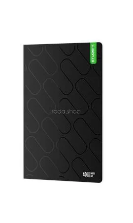 Füzet, tűzött, A4, vonalas, 40 lap, ICO "Student Premium", vegyes színek