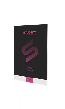 Füzet, tűzött, A4, vonalas, 32 lap, ICO "Student Premium", "81-32", fekete