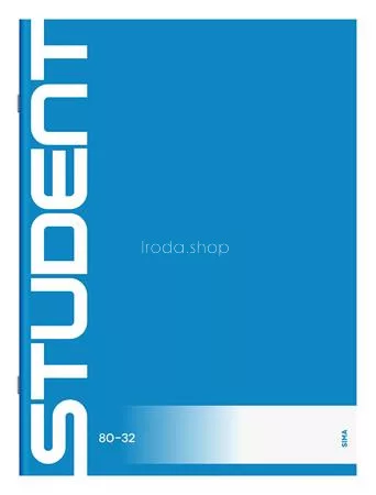 Füzet, tűzött, A4, sima, 32 lap, ICO "Student", "80-32"