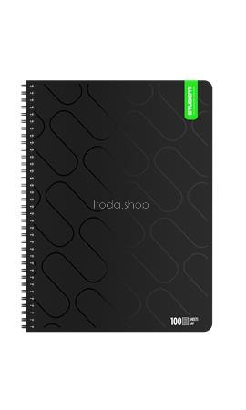 Spirálfüzet, A4, vonalas, 100 lap, ICO "Student Premium", vegyes színek