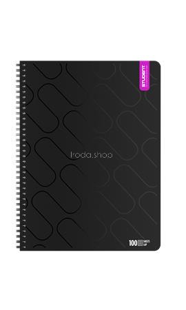 Spirálfüzet, A4, vonalas, 100 lap, ICO "Student Premium", vegyes színek