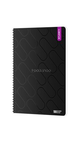 Spirálfüzet, A4, vonalas, 100 lap, ICO "Student Premium", vegyes színek
