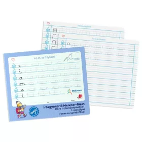   Füzet, tűzött, 245x295 mm, fekvő, 32 lap, 1. osztály, ICO "Süni Meixner", előnyomott