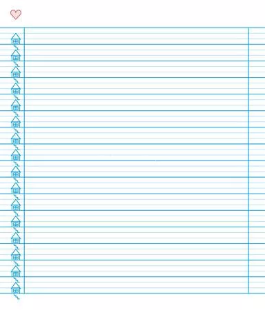 Füzet, tűzött, 295x245 mm, álló, 32 lap, 2. osztály, ICO "Süni Meixner"