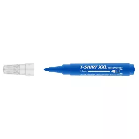   Textilmarker, 1-3 mm, kúpos, ICO "XXL T-Shirt", kék