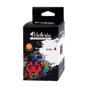   CLI-571MXL Tintapatron Pixma MG5750, 6850,7750 nyomtatókhoz, VICTORIA TECHNOLOGY, magenta, 11 ml