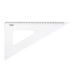 Háromszög vonalzó, műanyag, 60 °, 22 cm, KOH-I-NOOR