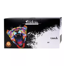   CE310A Lézertoner ColorLaserJet Pro CP1025 nyomtatóhoz, VICTORIA TECHNOLOGY 126A, fekete, 1,2k