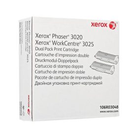   106R03048 Lézertoner Phaser 3020NI, WC3025NI nyomtatóhoz, XEROX, fekete, 2*1,5k