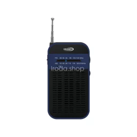   HAUSER TR-905 analóg AM/FM zsebrádió, RMS max. 0,5 W, kihúzható antenna, elemes tápellátás