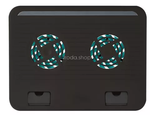 Notebook állvány, ventilátorral, USB, TRUST "Cyclone"