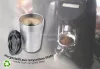 Termoszbögre, 300 ml, rozsdamentes acél, TROIKA "Cup-uccino", ezüst
