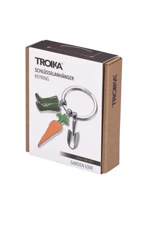 Kulcstartó, 3 charm dísszel, TROIKA "Garden Love"