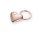 Kulcstartó, SWAROVSKI® kristályokkal, TROIKA, "Girls Best Friend Rosy" Shiny