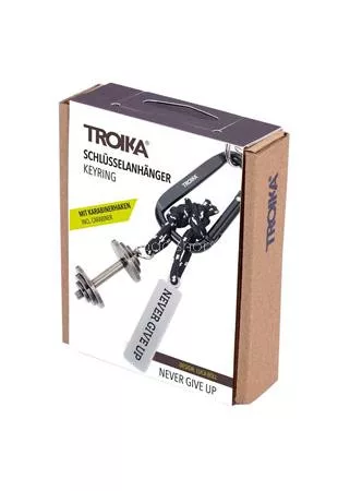 Kulcstartó, TROIKA "Never Give Up"