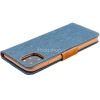 Apple iPhone 15 Plus, Oldalra nyíló tok, stand, Canvas Book, sötétkék