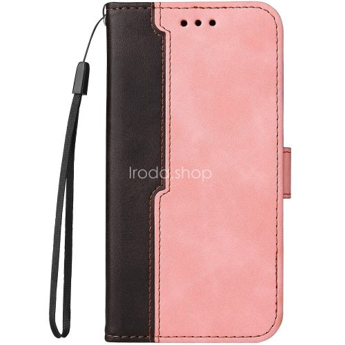 Xiaomi Redmi K70 Ultra, Oldalra nyíló tok, stand, kártyatartóval, kézpánttal, Wooze Colour Wallet, rózsaszín