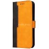 Samsung Galaxy A36 5G SM-A366B, Oldalra nyíló tok, stand, kártyatartóval, kézpánttal, Wooze Colour Wallet, narancssárga