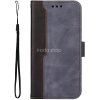 Samsung Galaxy A36 5G SM-A366B, Oldalra nyíló tok, stand, kártyatartóval, kézpánttal, Wooze Colour Wallet, szürke