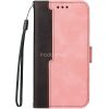 Samsung Galaxy A56 5G SM-A566B, Oldalra nyíló tok, stand, kártyatartóval, kézpánttal, Wooze Colour Wallet, rózsaszín