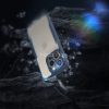 Samsung Galaxy A56 5G SM-A566B, Szilikon tok, közepesen ütésálló, légpárnás sarok, akril hátlap, Anti-Drop Case, átlátszó/sötétkék