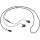 Vezetékes sztereó fülhallgató, USB Type-C, mikrofon, funkció gomb, hangerő szabályzó, Samsung, fekete, gyári