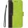 Xiaomi 15 Ultra, Oldalra nyíló tok, stand, kártyatartóval, kézpánttal, Wooze Colour Wallet, zöld