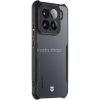 Xiaomi 15, Szilikon tok, közepesen ütésálló, légpárnás sarok, Tactical Quantum Stealth, átlátszó/fekete