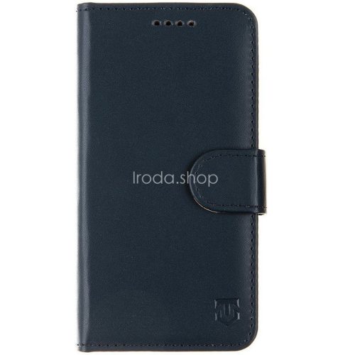 Xiaomi Redmi Note 14 5G (Global), Oldalra nyíló tok, stand, kártyatartóval, csatos, Tactical Field Notes, sötétkék