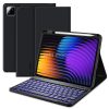 Xiaomi Pad 7 (11.2) / Pad 7 Pro (11.2), Bluetooth billentyűzetes mappa tok, érintőceruza tartó, érintőceruza nélkül, TP SC Pen Holder + Keyboard, fekete