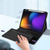 Xiaomi Pad 7 (11.2) / Pad 7 Pro (11.2), Bluetooth billentyűzetes mappa tok, érintőceruza tartó, érintőceruza nélkül, TP SC Pen Holder + Keyboard, fekete