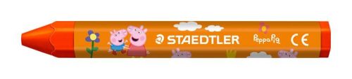 Zsírkréta, hatszögletű, jumbo, STAEDTLER „Noris® junior 224”, Peppa malac, 12 szín