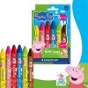 Zsírkréta, hatszögletű, jumbo, STAEDTLER „Noris® junior 224”, Peppa malac, 6 szín