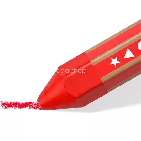 Zsírkréta, hatszögletű, jumbo, STAEDTLER „Noris® junior 224”, Peppa malac, 6 szín