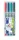 Alkoholmentes marker készlet, OHP, 0,6 mm, STAEDTLER "Lumocolor® 316 F", 4 különböző szín