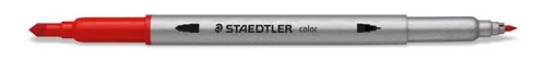 Filctoll készlet, 0,8/3,0 mm, kétvégű, STAEDTLER® "3200", 36 különböző szín