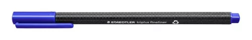 Tűfilc, 0,3 mm, STAEDTLER "Triplus 334", kék