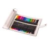 Tűfilc készlet feltekerhető tolltartóban vegyes színekben, 0,3 mm, STAEDTLER "Triplus® 334", 20 különböző szín