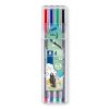 Tűfilc készlet, 0,3 mm, STAEDTLER "Triplus 334", 4 különböző szín
